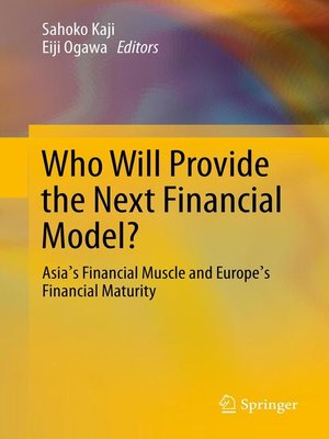 cover image of Who Will Provide the Next Financial Model?